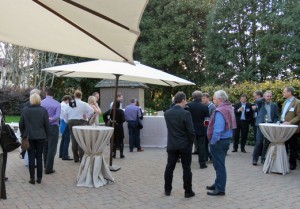 Delegates enjoyed spring weather at the Congress gala