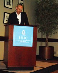 Thomas Voshaar spoke  about COPD treatment during lunch