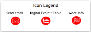 Digital exhibition icons