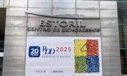 Estoril Congress Center with RDD Europe 2025 banner