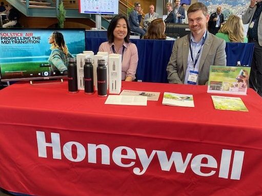 Honeywell's table in the exhibition
